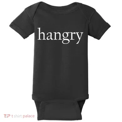 Hangry Classy Logo Baby Bodysuit