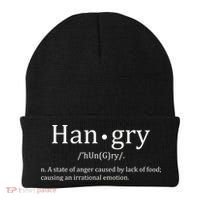 Hangry Definition Han gry Hungry Angry Food Beanie thumb 0