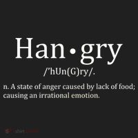 Hangry Definition Han gry Hungry Angry Food Beanie thumb 2
