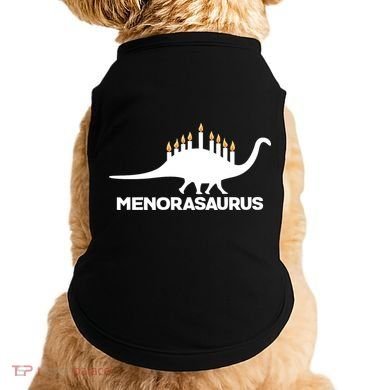 Hanukkah Menorah Dinosaur Doggie Tank