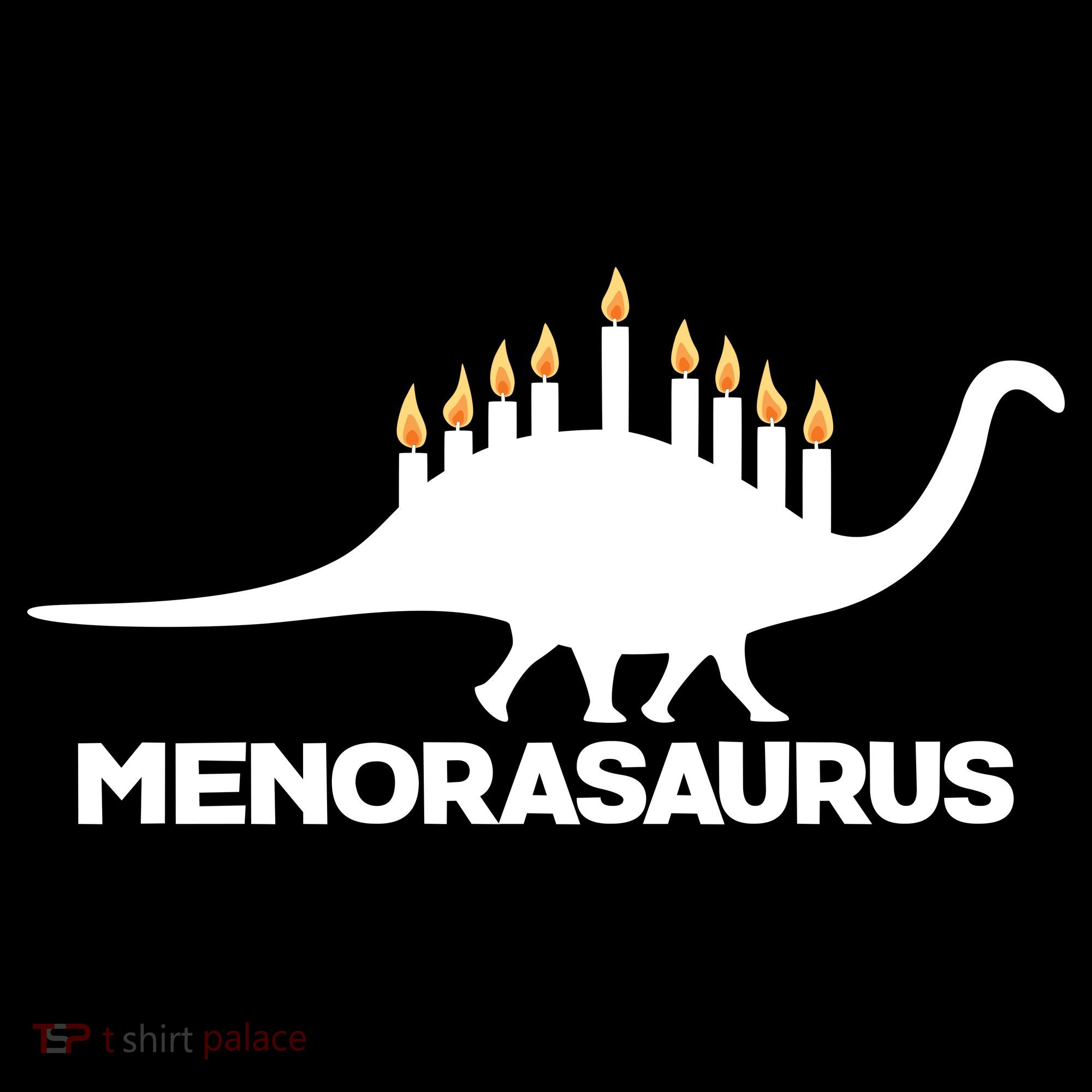 Hanukkah Menorah Dinosaur Backpack