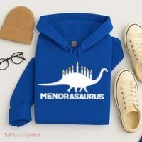Hanukkah Menorah Dinosaur Hoodie thumb 4