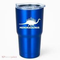 Hanukkah Menorah Dinosaur Tumbler thumb 0
