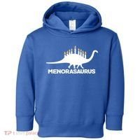 Hanukkah Menorah Dinosaur Toddler Hoodie thumb 0