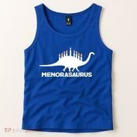 Hanukkah Menorah Dinosaur Tank Top thumb 2
