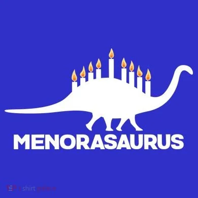 Hanukkah Menorah Dinosaur Women's T-Shirt