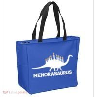 Hanukkah Menorah Dinosaur Tote Bag thumb 2