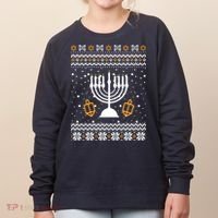 Hanukkah Ugly Women's Sweatshirt thumb 0