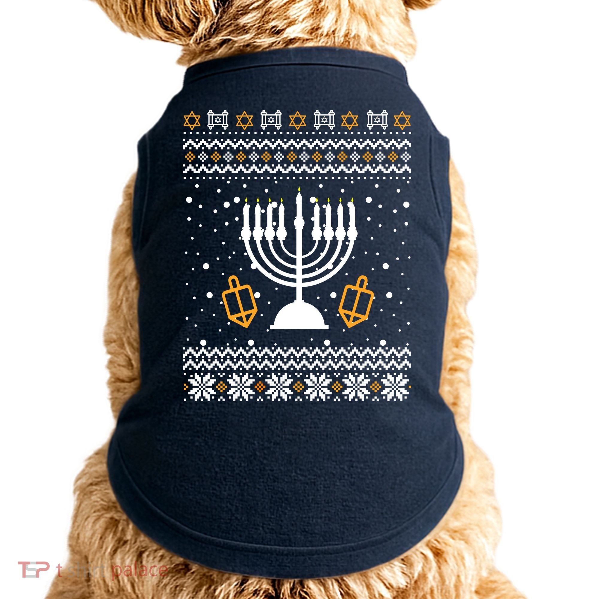 Hanukkah Ugly Doggie Tank