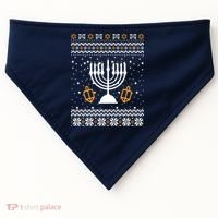 Hanukkah Ugly USA-Made Doggie Bandana thumb 0