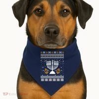 Hanukkah Ugly USA-Made Doggie Bandana thumb 1