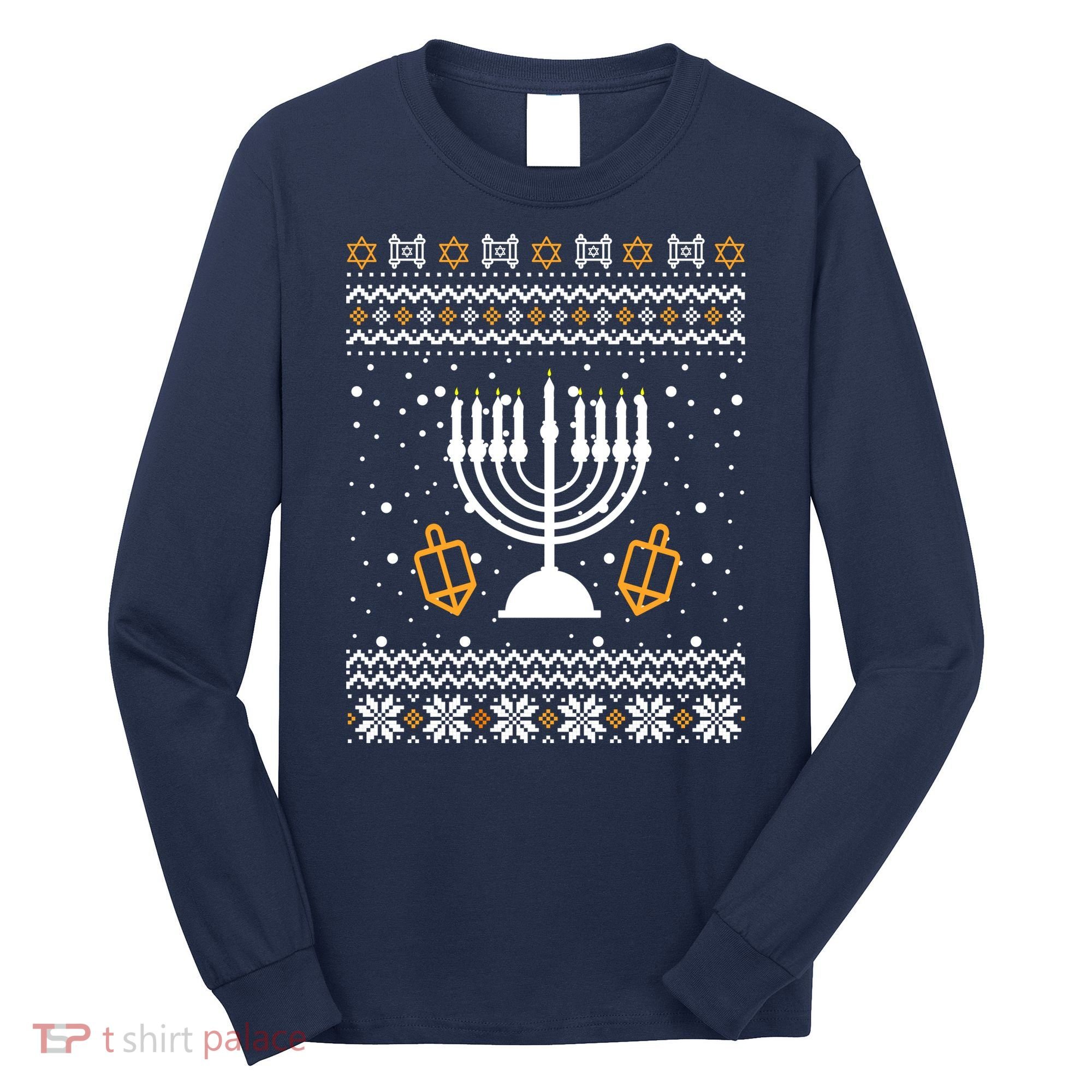 Hanukkah Ugly Long Sleeve Shirt
