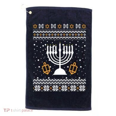 Hanukkah Ugly Golf Towel