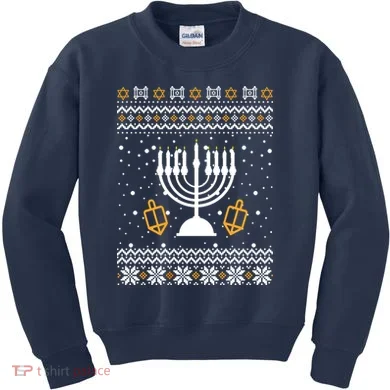 Hanukkah Ugly Kids Sweatshirt