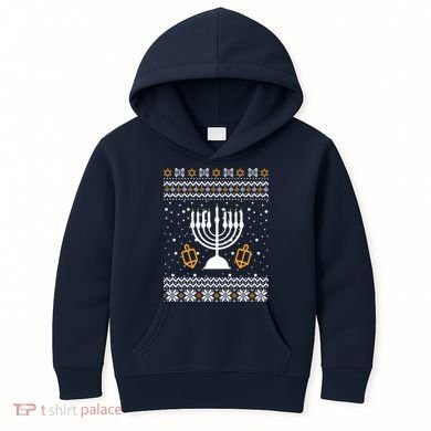 Hanukkah Ugly Kids Hoodie