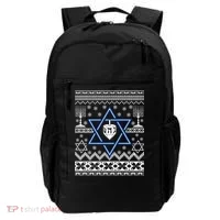 Hanukkah Ugly Christmas Sweater Backpack thumb 0