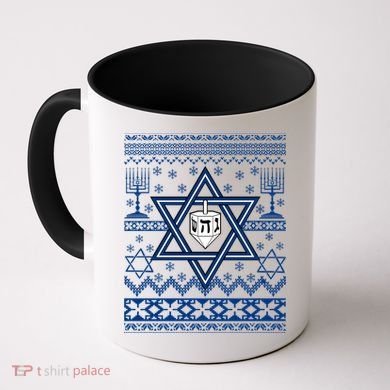 Hanukkah Ugly Christmas Sweater Coffee Mug