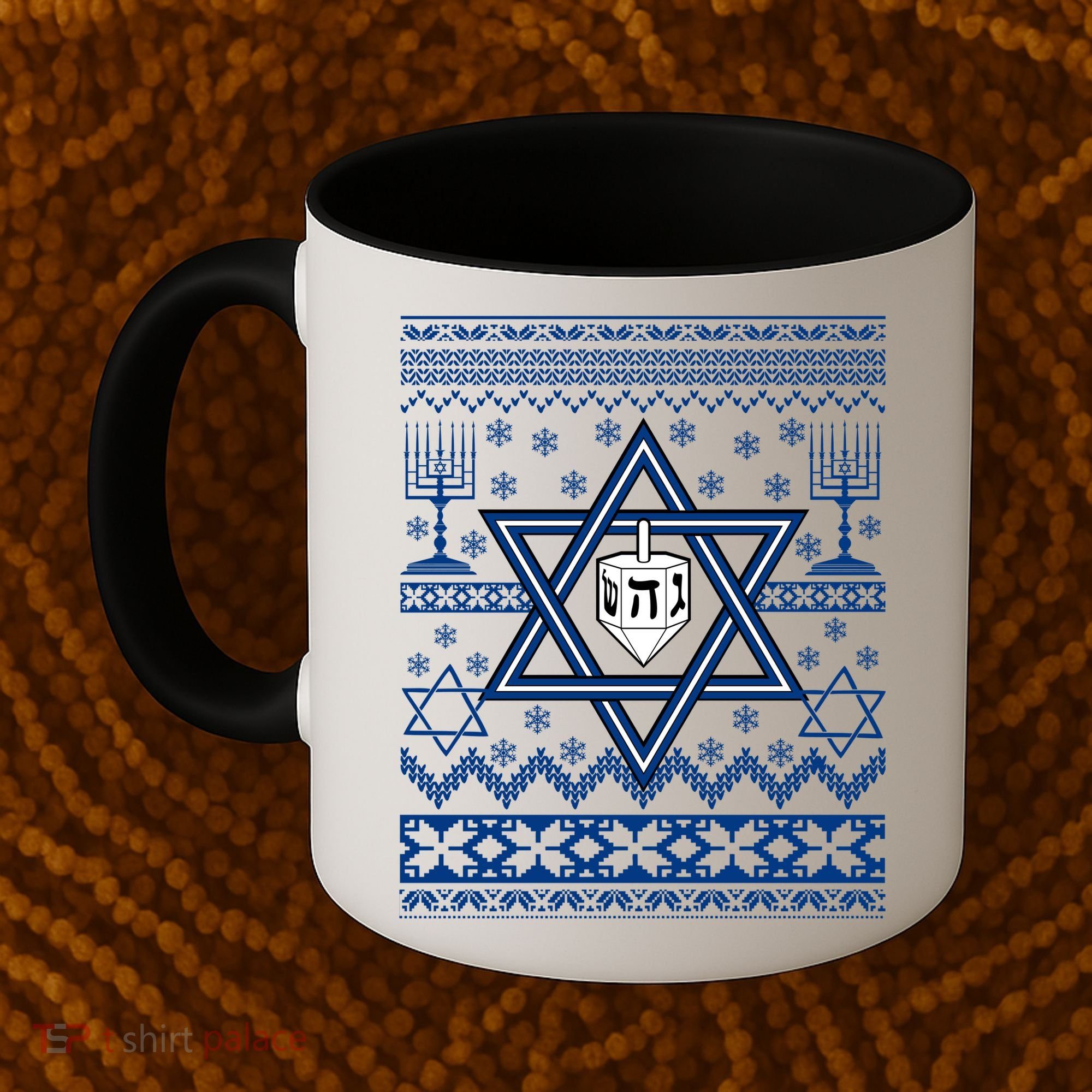 Hanukkah Ugly Christmas Sweater Coffee Mug