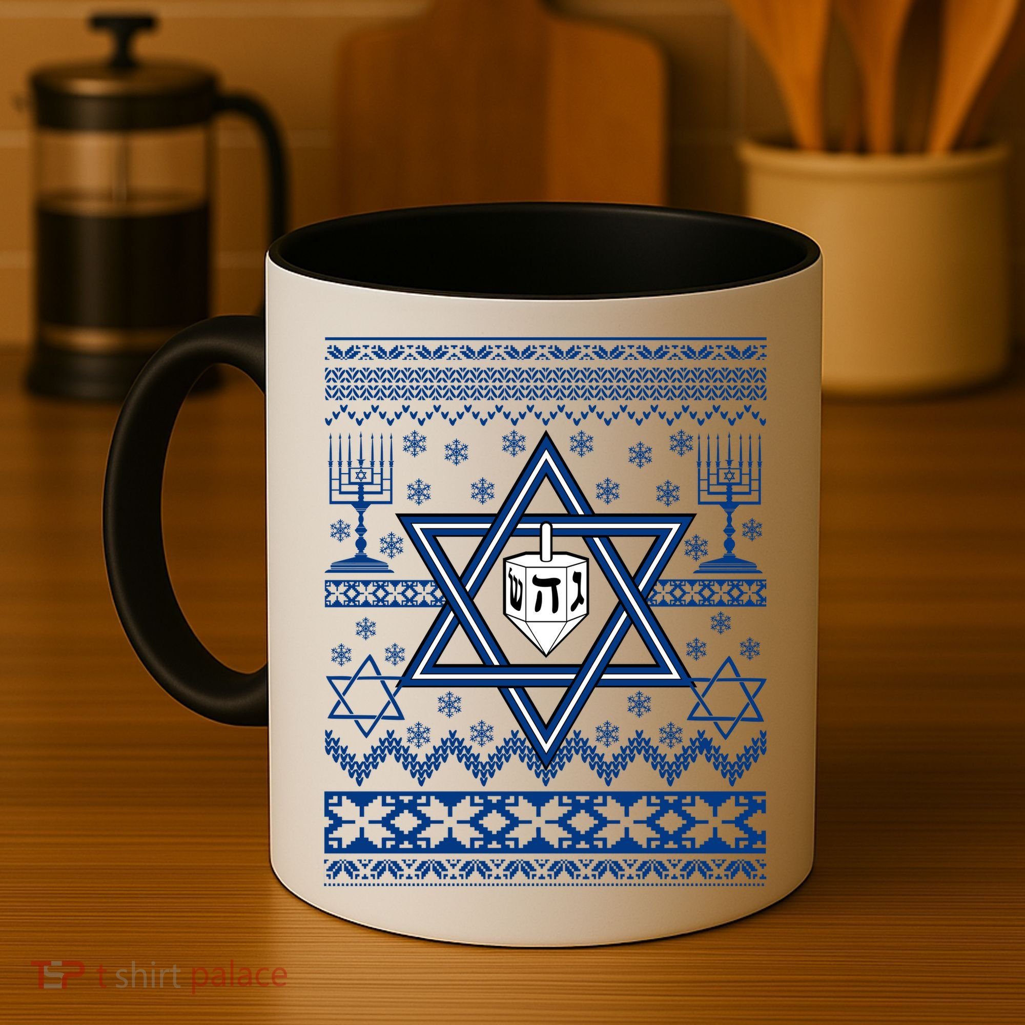 Hanukkah Ugly Christmas Sweater Coffee Mug