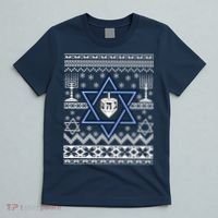 Hanukkah Ugly Christmas Sweater T-Shirt thumb 5