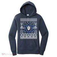 Hanukkah Ugly Christmas Sweater Women's Hoodie thumb 0