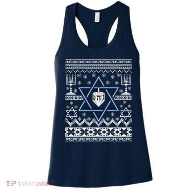 Hanukkah Ugly Christmas Sweater Women's Tank Top