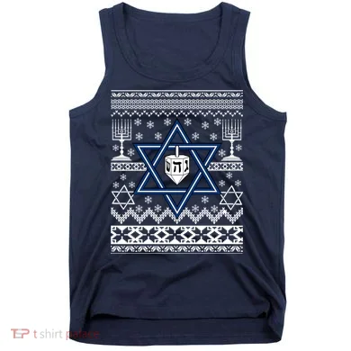 Hanukkah Ugly Christmas Sweater Tank Top