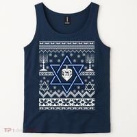 Hanukkah Ugly Christmas Sweater Tank Top thumb 2