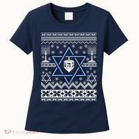 Hanukkah Ugly Christmas Sweater Women's T-Shirt thumb 0
