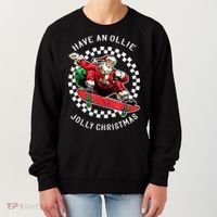Have An Ollie Jolly Christmas Santa Claus Women's Sweatshirt thumb 0