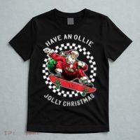 Have An Ollie Jolly Christmas Santa Claus T-Shirt thumb 5