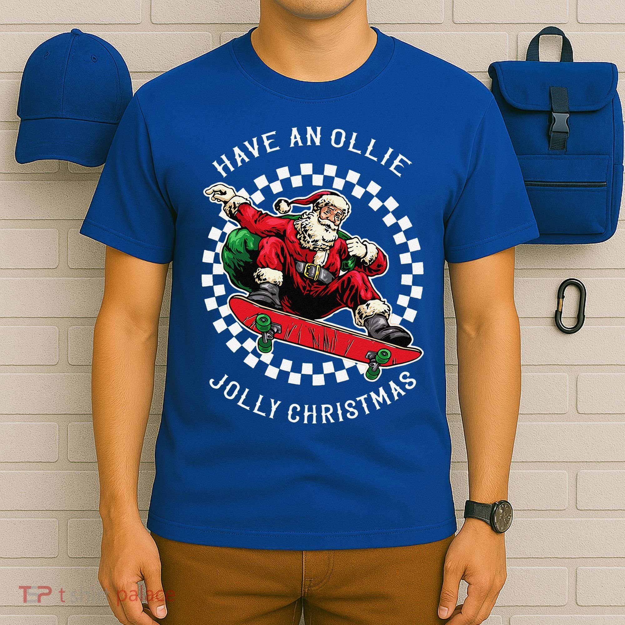 Have An Ollie Jolly Christmas Santa Claus T-Shirt