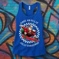 Have An Ollie Jolly Christmas Santa Claus Women's Tank Top thumb 3