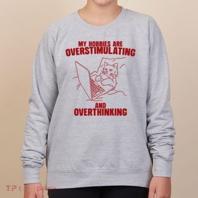 Hobbies Are Overstimulating And Overthinking Women's Sweatshirt