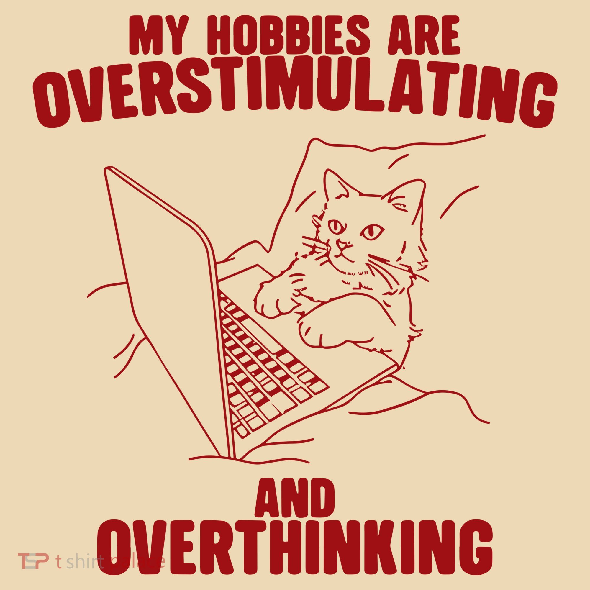 Hobbies Are Overstimulating And Overthinking Tote Bag