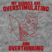 Hobbies Are Overstimulating And Overthinking Toddler Hoodie thumb 2