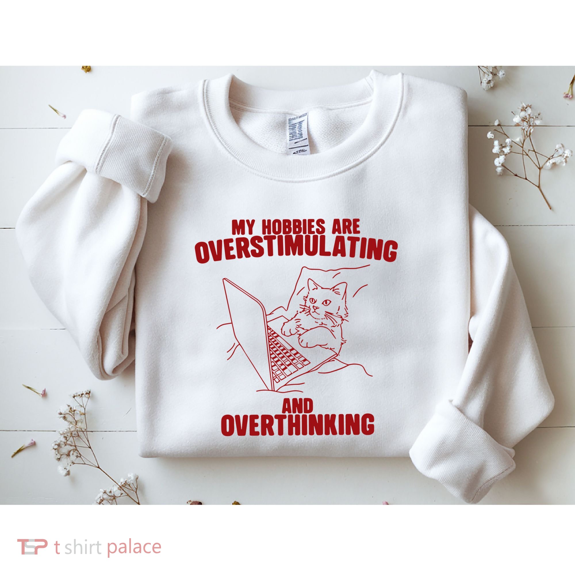 Hobbies Are Overstimulating And Overthinking Sweatshirt