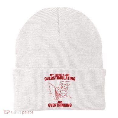 Hobbies Are Overstimulating And Overthinking Beanie