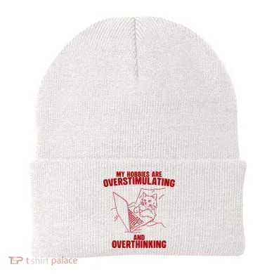 Hobbies Are Overstimulating And Overthinking Beanie