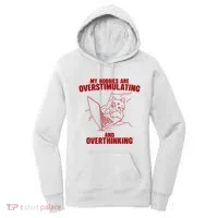 Hobbies Are Overstimulating And Overthinking Women's Hoodie thumb 0