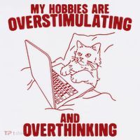 Hobbies Are Overstimulating And Overthinking Women's T-Shirt thumb 6