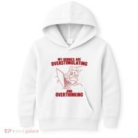 Hobbies Are Overstimulating And Overthinking Kids Hoodie thumb 0