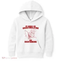 Hobbies Are Overstimulating And Overthinking Kids Hoodie thumb 0
