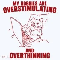 Hobbies Are Overstimulating And Overthinking Kids Long Sleeve Shirt thumb 2