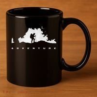 Hiking Apparel Outdoor Camping Backpacking Hiking 11oz C Handle Ceramic Mug thumb 3