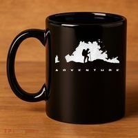 Hiking Apparel Outdoor Camping Backpacking Hiking 11oz C Handle Ceramic Mug thumb 4
