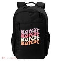 Howdy A Preppy Cowgirl Gift Backpack thumb 0