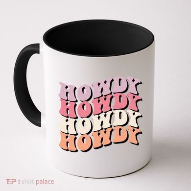 Howdy A Preppy Cowgirl Gift Coffee Mug