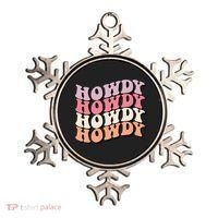 Howdy A Preppy Cowgirl Gift Ornament thumb 0