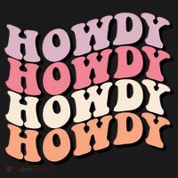 Howdy A Preppy Cowgirl Gift Ornament thumb 1